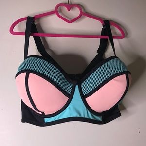 Color Block Bikini Top